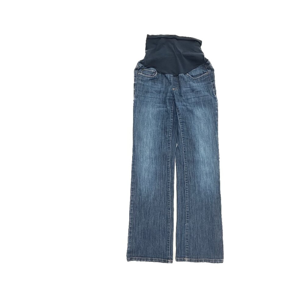 Motherhood Maternity Bootcut Jeans Women Size‎ S Blue Dark Wash Secret Fit Belly